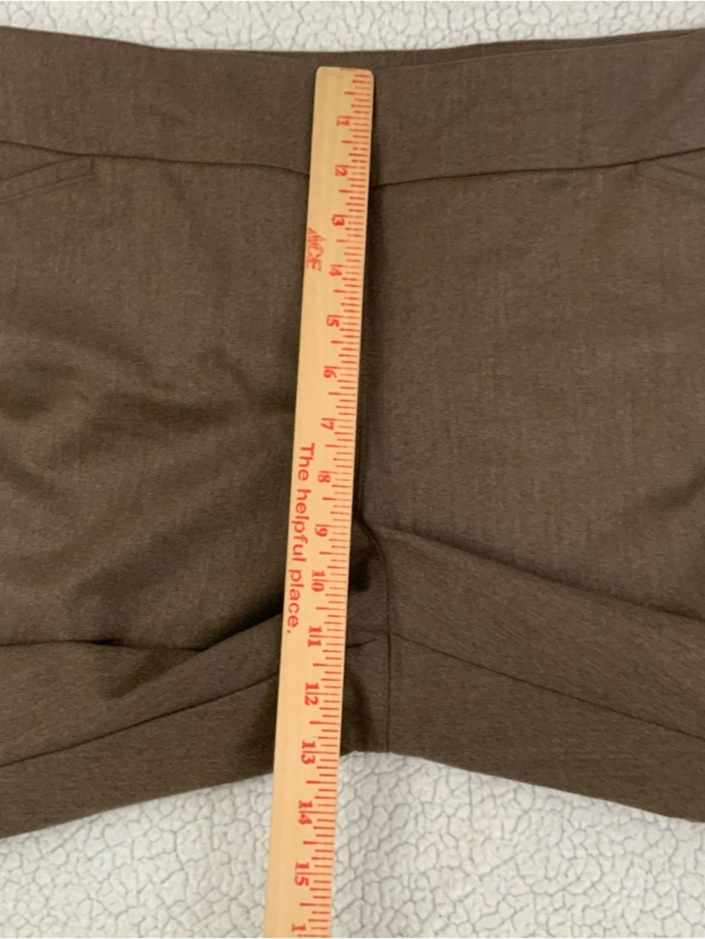 Talbots Petites Elastic Waist Pull On Pants 16P Stretch Brown Office To Casual - Picture 10 of 13